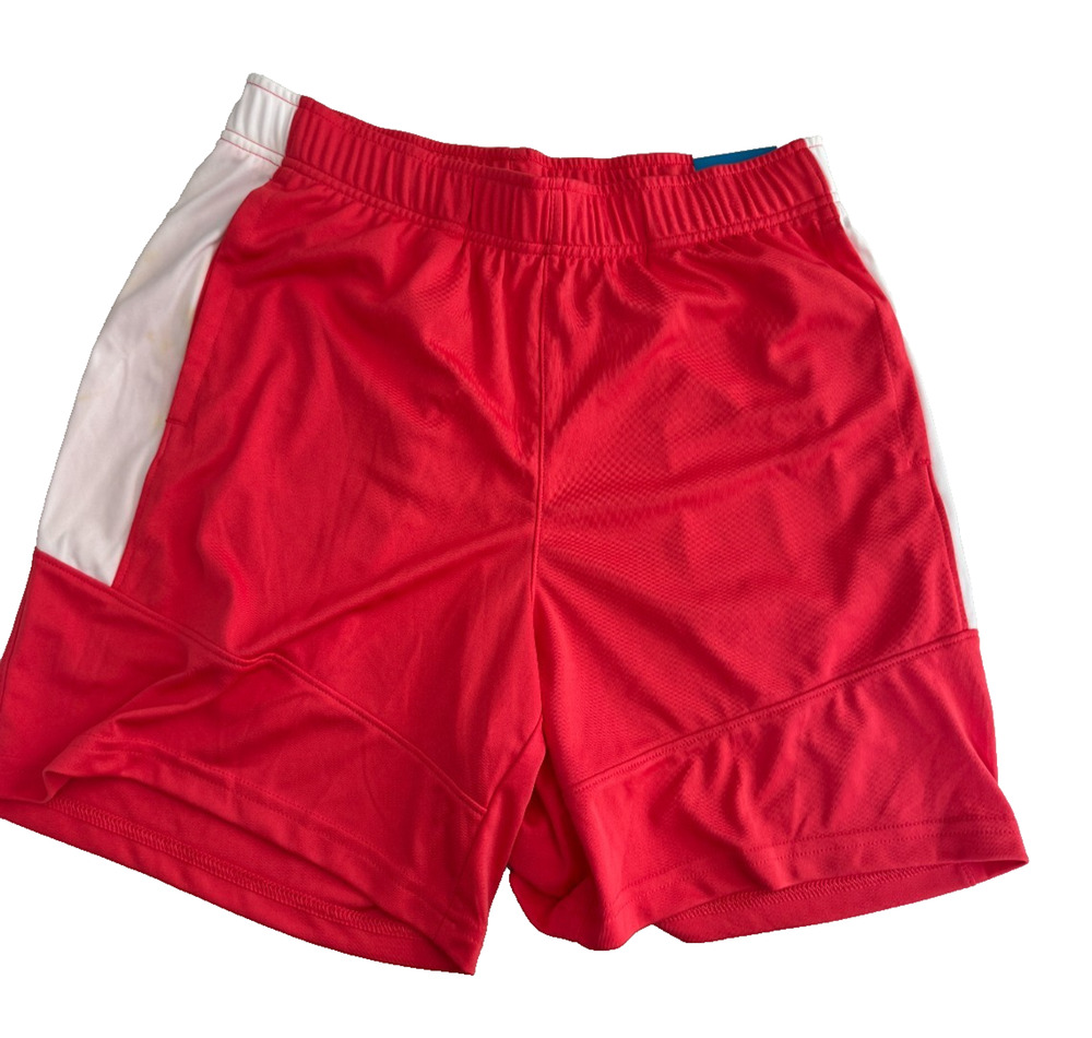 DSG Boys All Sport Shorts Cabana Moisture Wicking Size XL Coral White NWT